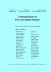 Communications On Pure And Applied Analysis