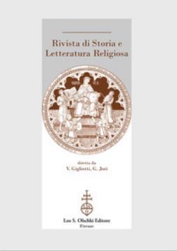 Rivista Di Storia E Letteratura Religiosa