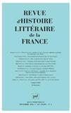 Revue D Histoire Litteraire De La France