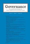 Governance-an International Journal Of Policy Administration And Institutions