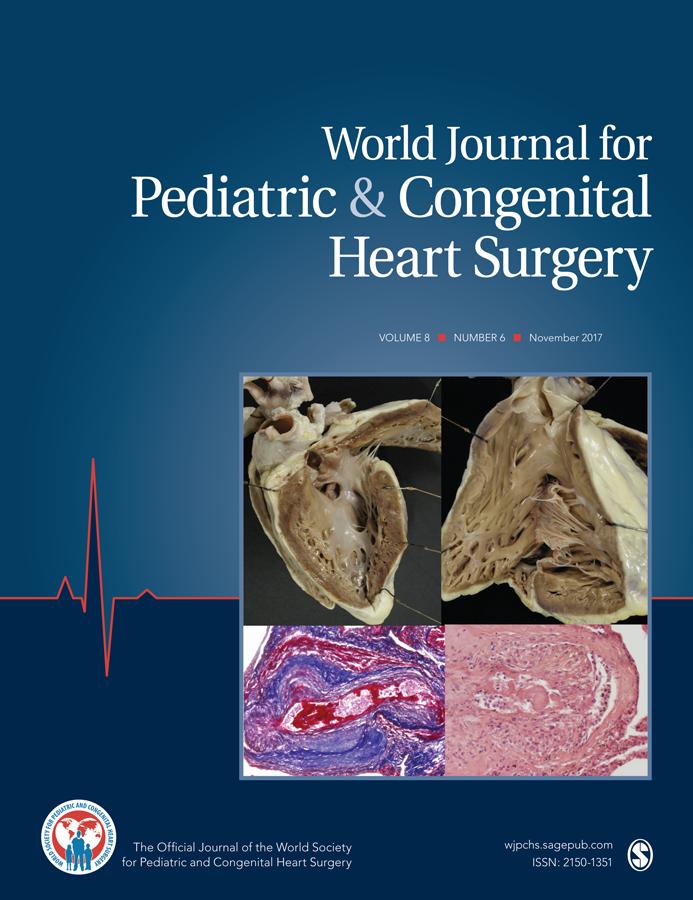 World Journal For Pediatric And Congenital Heart Surgery