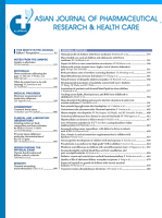 Asian Journal Of Pharmaceutical Research And Health Care