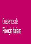 Cuadernos De Filologia Italiana