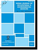 Indian Journal Of Occupational And Environmental Medicine