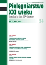 Pielegniarstwo Xxi Wieku-nursing In The 21 Century