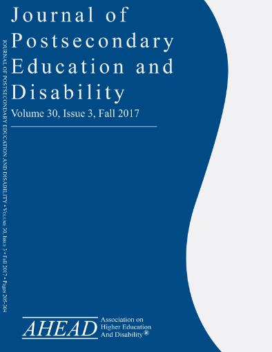 Journal Of Postsecondary Education And Disability