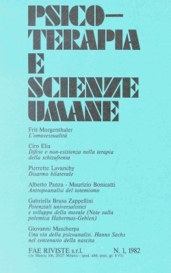 Psicoterapia E Scienze Umane