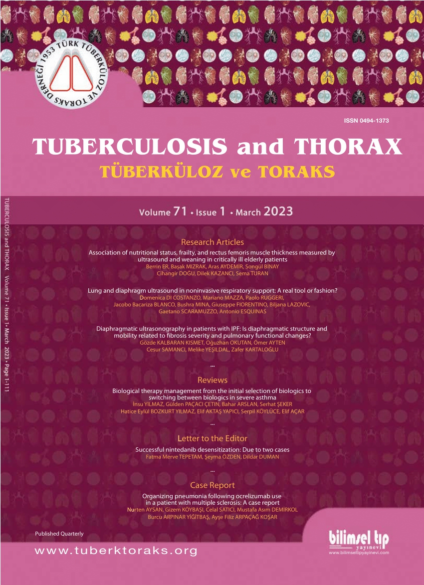 Tuberkuloz Ve Toraks-tuberculosis And Thorax