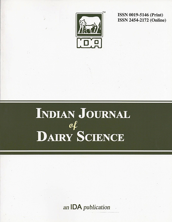 Indian Journal Of Dairy Science